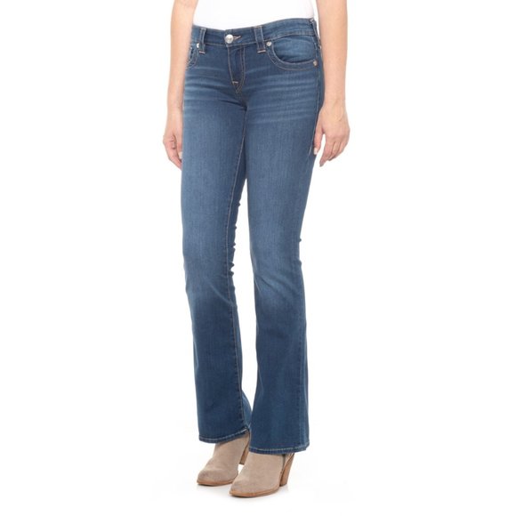 TRUE RELIGION Becca Mid rise Bootcut Jeans Size 25 - Picture 1 of 12